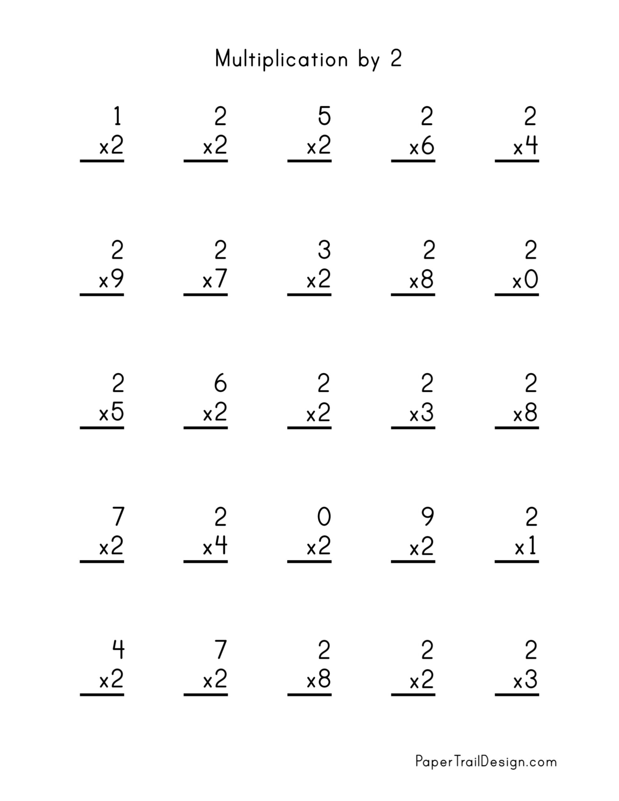 Free Multiplication Worksheets 1 12 Paper Trail Design Free Math Worksheets