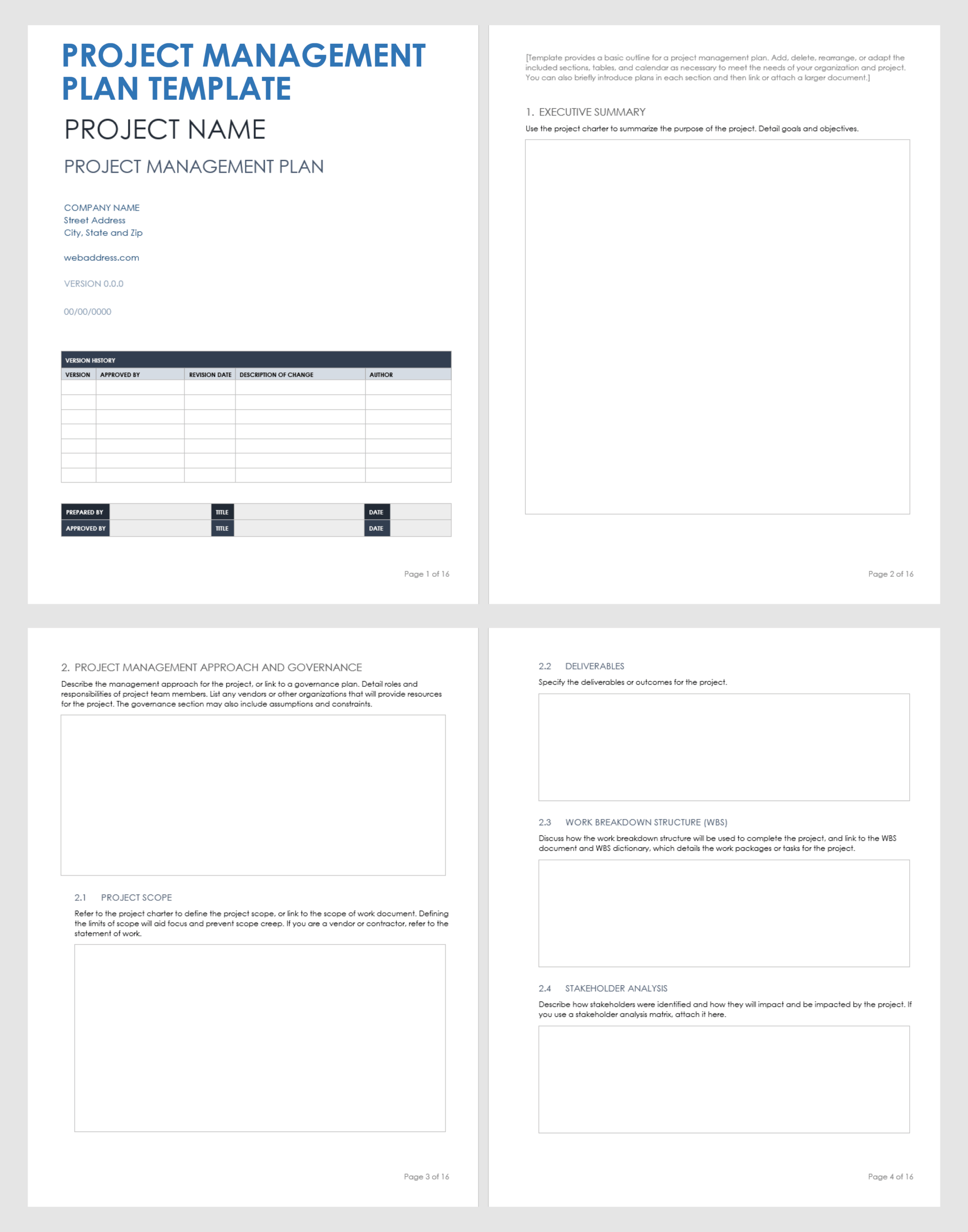 Free PDF Project Management Templates Smartsheet Free PDF Project Management Templates Smartsheet