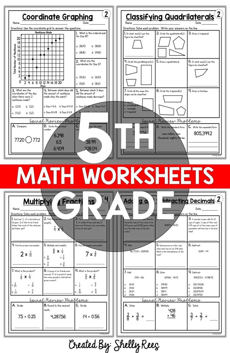 Free Printable 5th Grade Common Core Math Worksheets Appletastic Learning Free Printable 5th Grade Common Core Math Worksheets Appletastic Learning