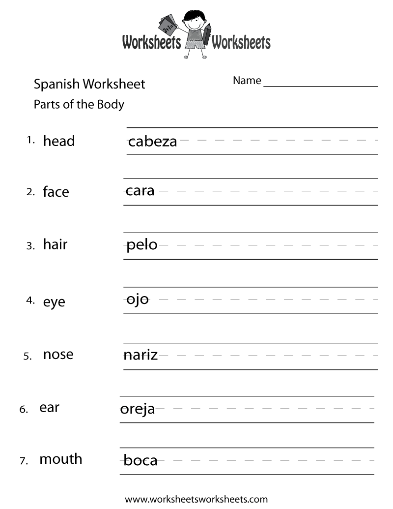 Free Printable Beginning Spanish Worksheet Four Seasons In Spanish Worksheet Free Printable Digital PDF