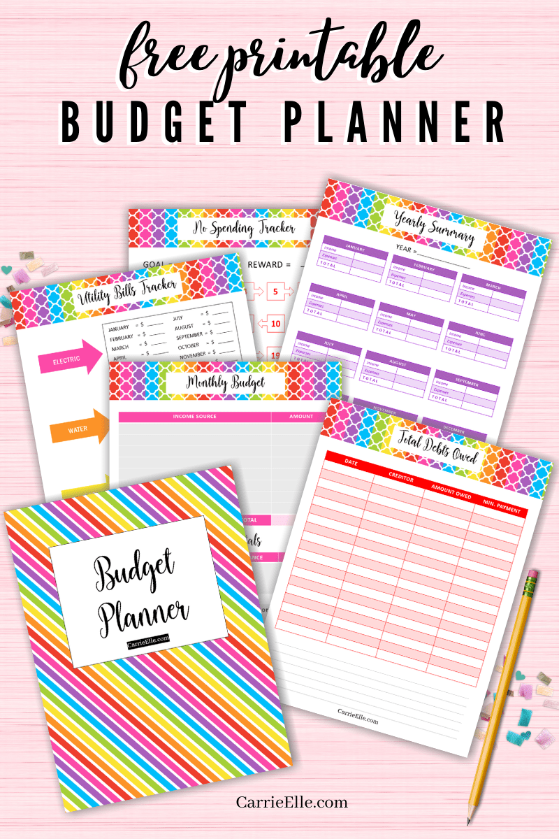 Free Printable Budget Planner Carrie Elle Free Printable Budget Planner Lamberts Lately