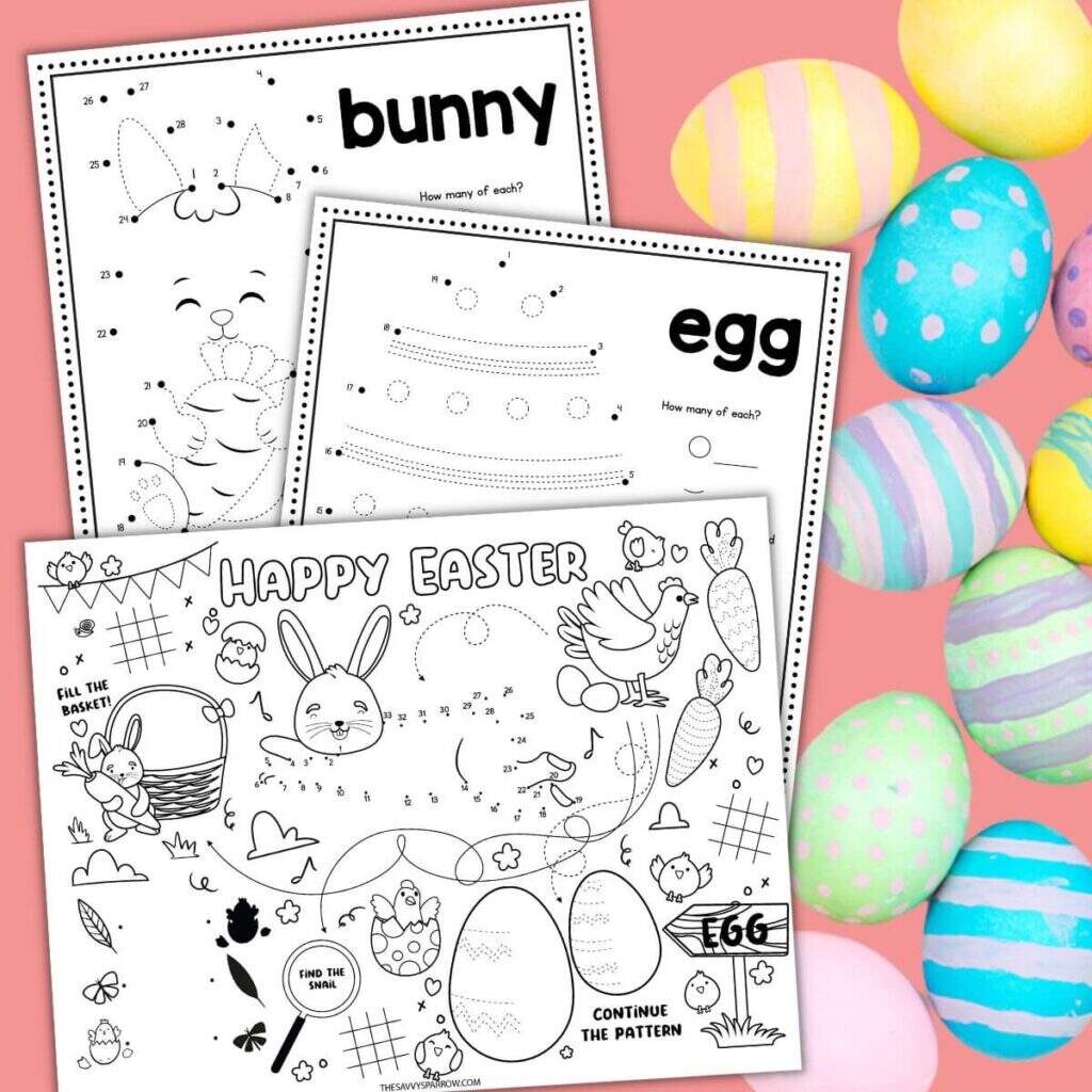Free Printable Easter Activity Sheets And Placemats Free Printable Easter Activity Sheets And Placemats