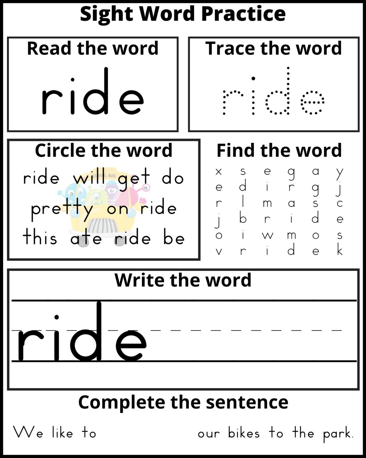 Free Printable Kindergarten Sight Word Practice Sheets Frugal Mom Eh Tracing Words Vocabulary Worksheet Free Printable Digital PDF