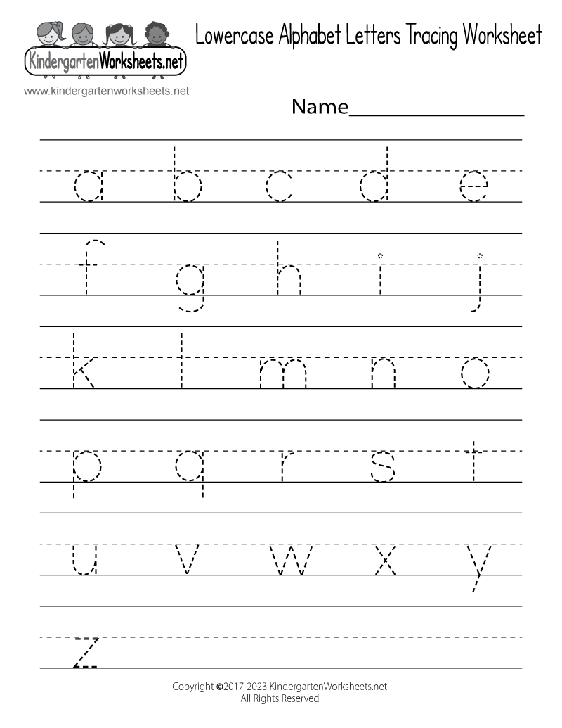 Free Printable Lowercase Alphabet Letters Tracing Worksheet Free Printable Tracing Words Vocabulary Worksheet
