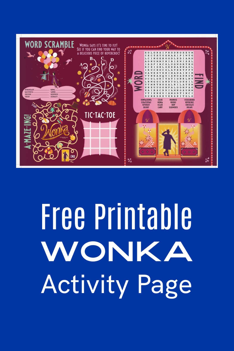 Free Printable Wonka Activity Page For Movie Book Fans Mama Likes This Free Printable Wonka Activity Page For Movie Book Fans Mama Likes This