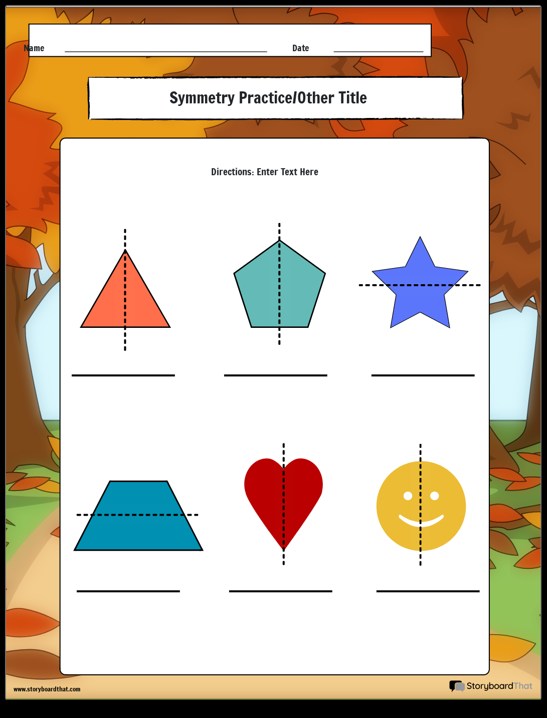 Free Symmetry Worksheet For Grade 3 And 4 Worksheets Library