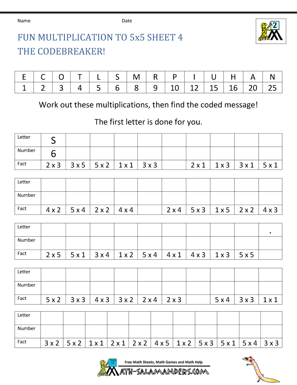 20 Printable Multiplication Worksheets Maths Drills Fill In The Blanks Single Digit Multiplication Numbers 1 12 Answers Included Etsy