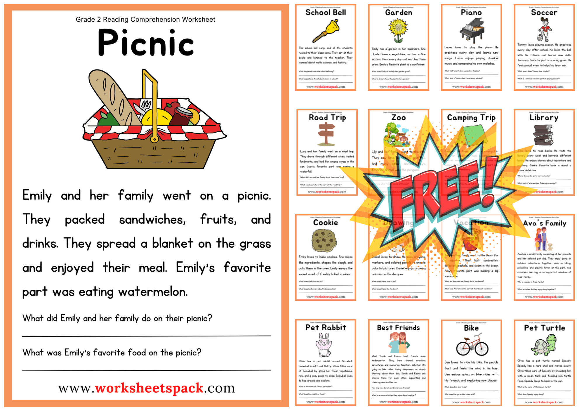 Grade 2 Reading Comprehension Worksheets Worksheetspack Grade 2 Reading Comprehension Worksheets Worksheetspack