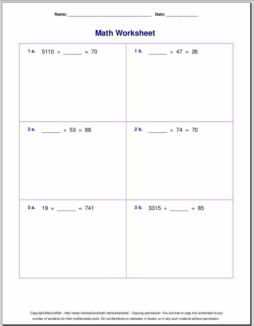 Grade 5 Multiplication Worksheets Estimation Multiplication And Division 5th Grade PDF Number And Operations Worksheets Cazoom Math