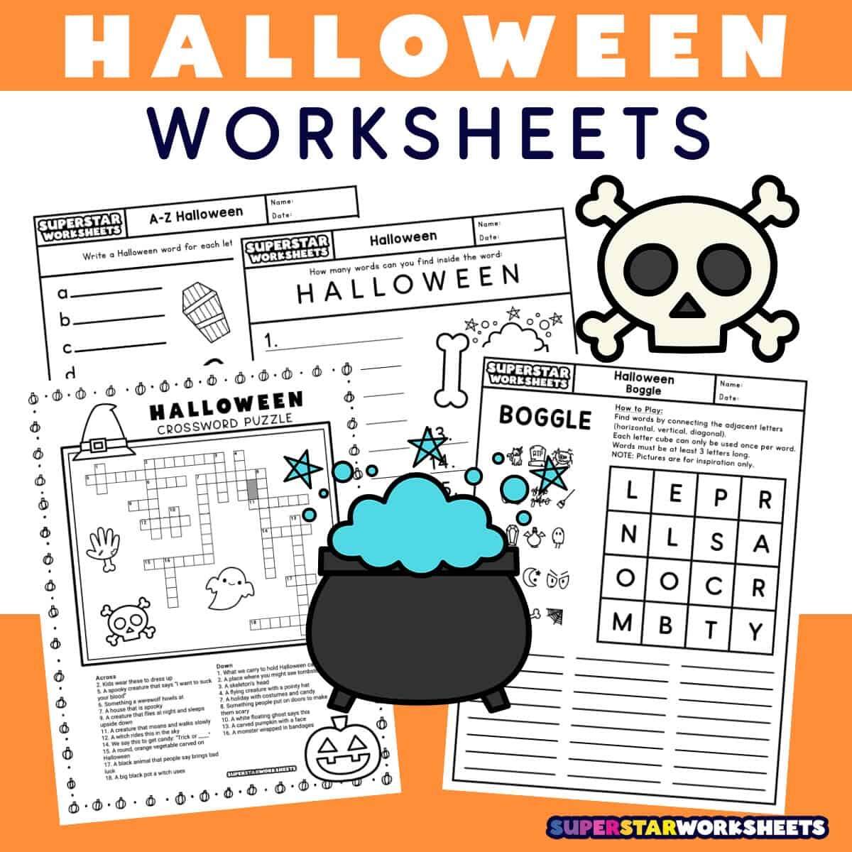 Free Halloween Math Worksheets