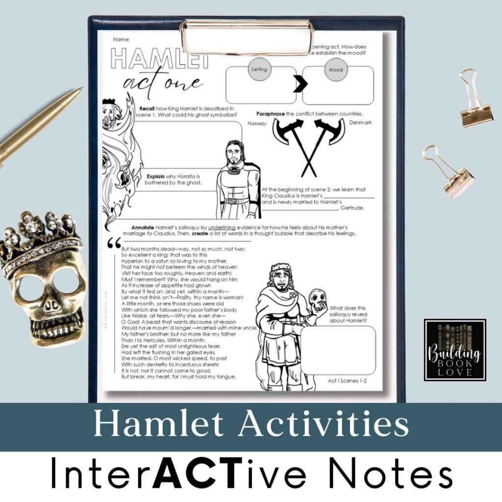 Hamlet Activities Introduction Lessons And Teaching Ideas Building Book Love Hamlet Activities Introduction Lessons And Teaching Ideas Building Book Love