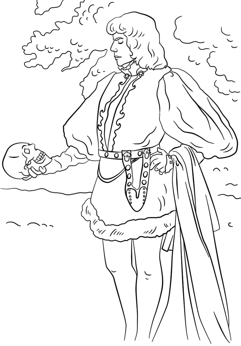 Hamlet Coloring Page Free Printable Hamlet Coloring Page Free Printable