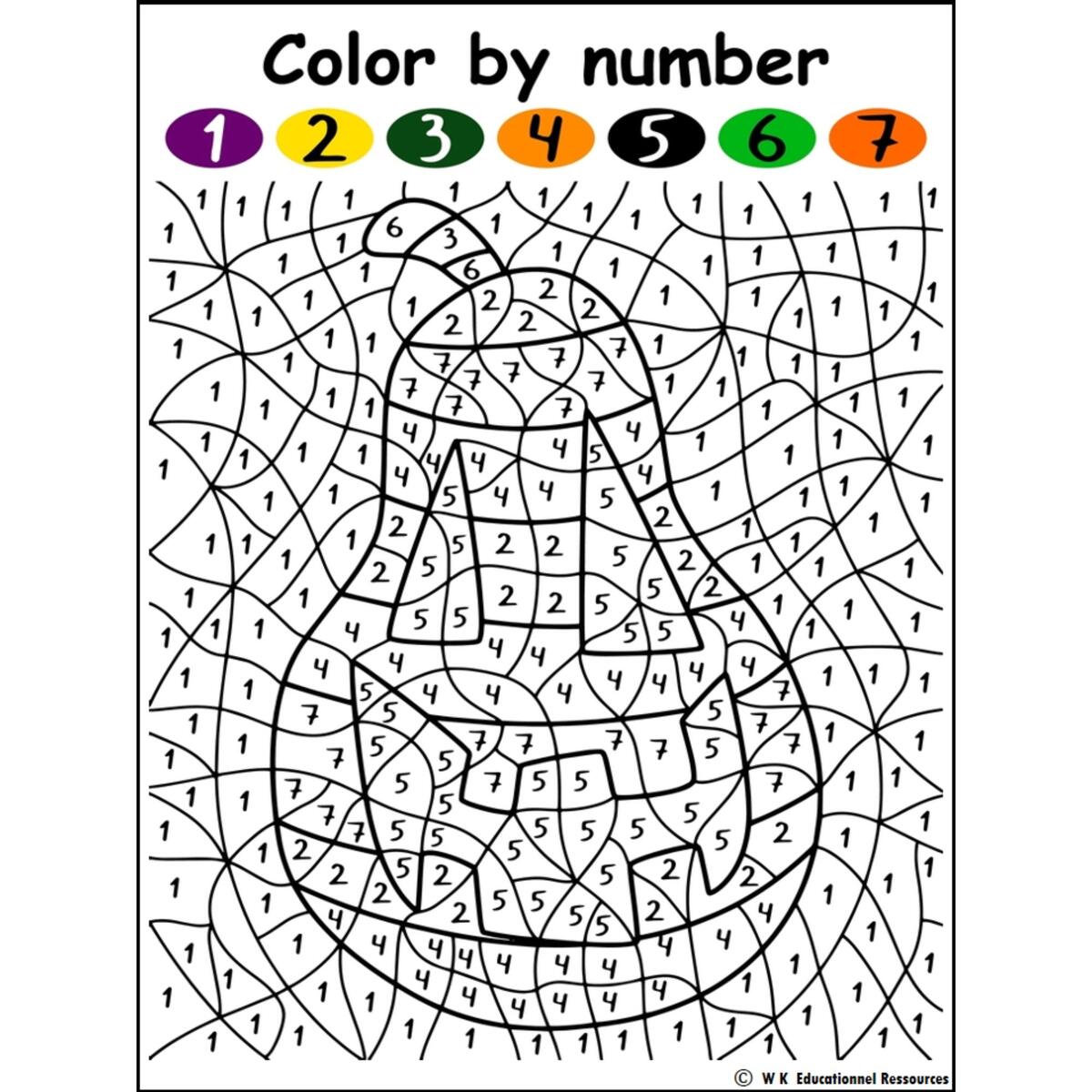 Happy Halloween Color By Number Coloring Page 1 10 Activities Printable Made By Teachers Happy Halloween Color By Number Coloring Page 1 10 Activities Printable Made By Teachers