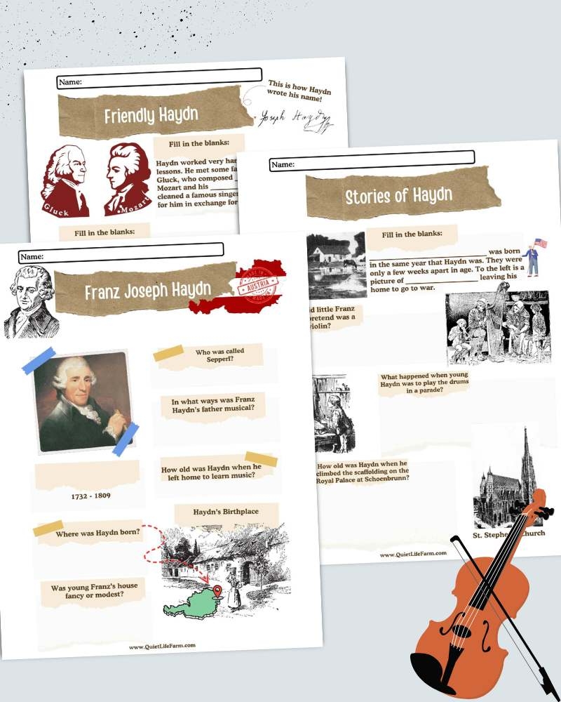 Haydn A Music History Study Quiet Life Farm Haydn A Music History Study Quiet Life Farm