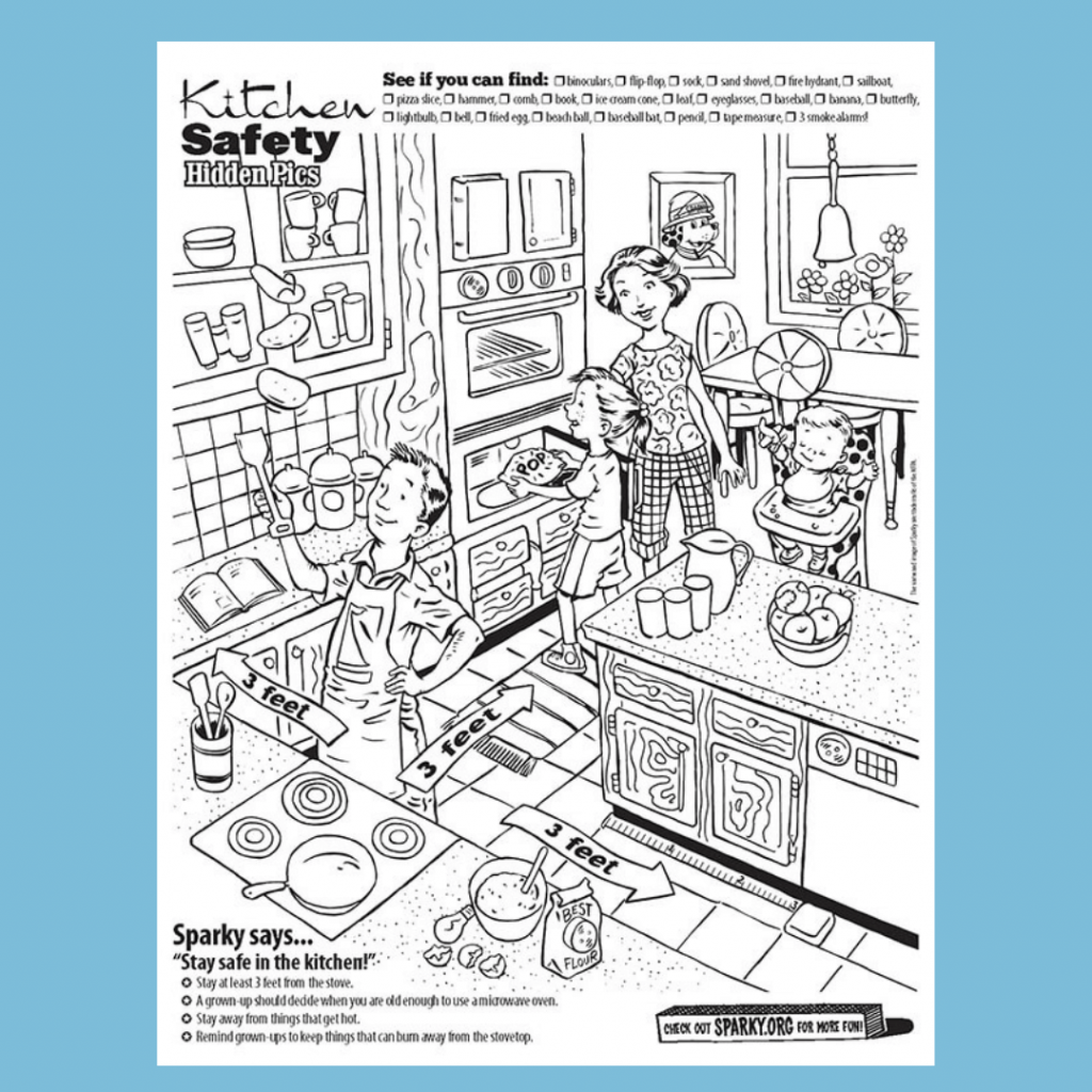 Kitchen Safety Worksheet WordMint