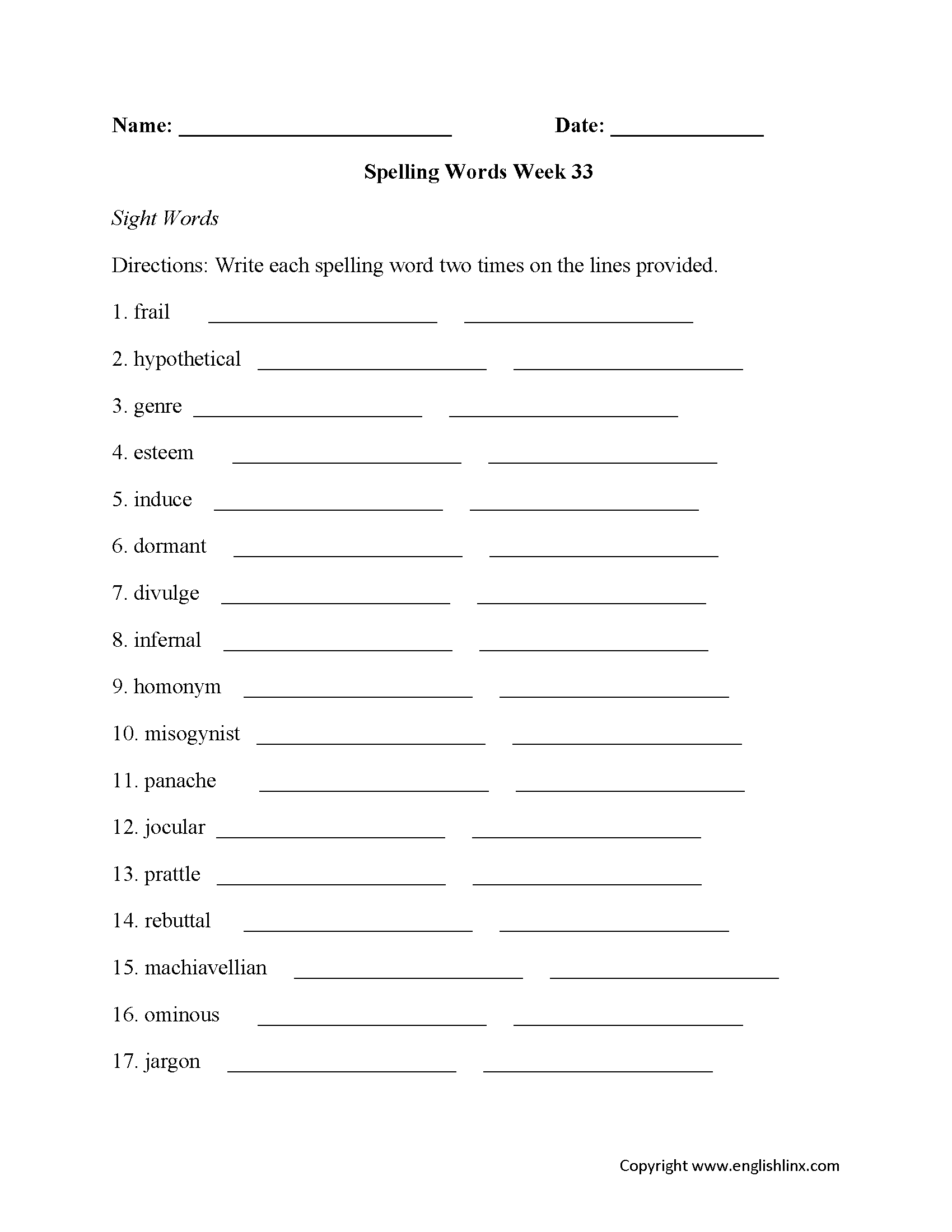 High School Spelling Worksheets Advanced Spelling Word Practice High School Spelling Worksheets Advanced Spelling Word Practice