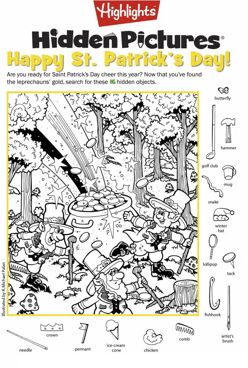 Highlights Hidden Pictures Printable 123 Worksheets Highlights Hidden Pictures Printable 123 Worksheets