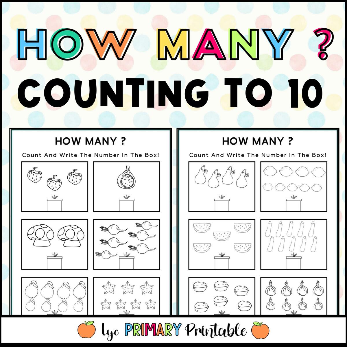 How Many Counting To 10 Numbers 1 10 Count Write And Practice Worksheets Made By Teachers How Many Counting To 10 Numbers 1 10 Count Write And Practice Worksheets Made By Teachers