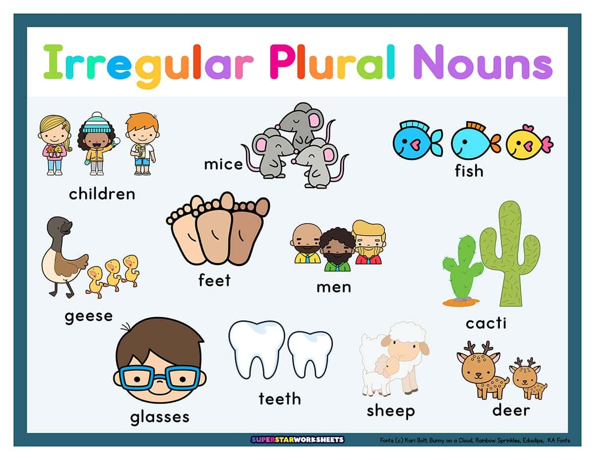 Irregular Plural Noun Worksheets Superstar Worksheets Irregular Plural Noun Worksheets Superstar Worksheets