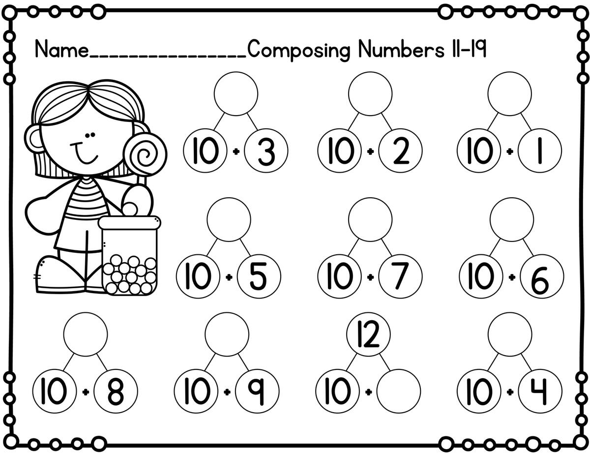 Apple Tree Decomposing Numbers Mat
