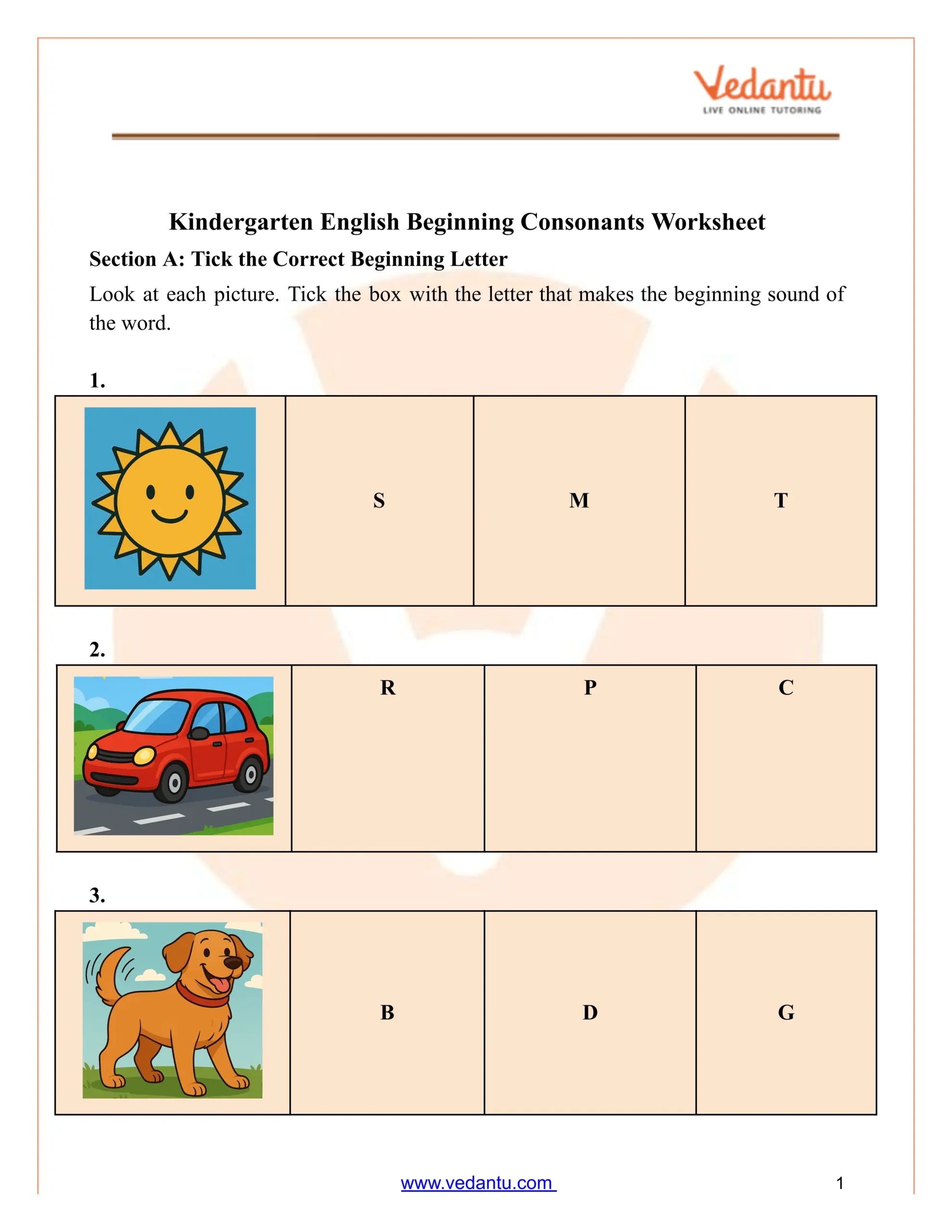 Kindergarten Beginning Consonants Worksheets Free PDF Beginning Consonants Worksheets Kindergarten 21 Pages Downloadable Worksheets