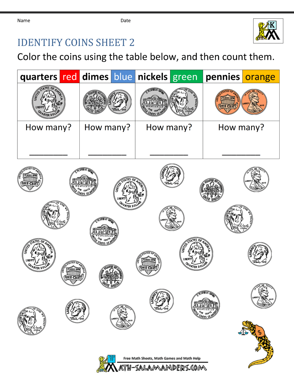 Kindergarten Money Worksheets 1st Grade Kindergarten Money Worksheets 1st Grade