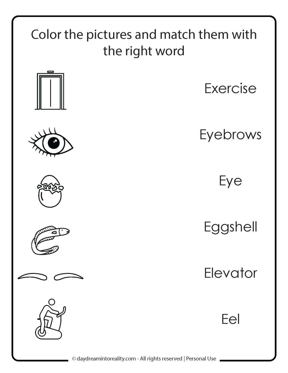 Letter E Worksheets 55 Free PDF Printables Daydream Into Reality