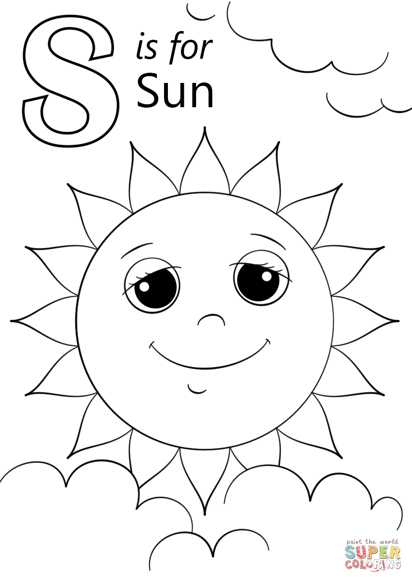Letter S 50 Free Printable Coloring Pages Letter S Free Worksheets TeachersMag