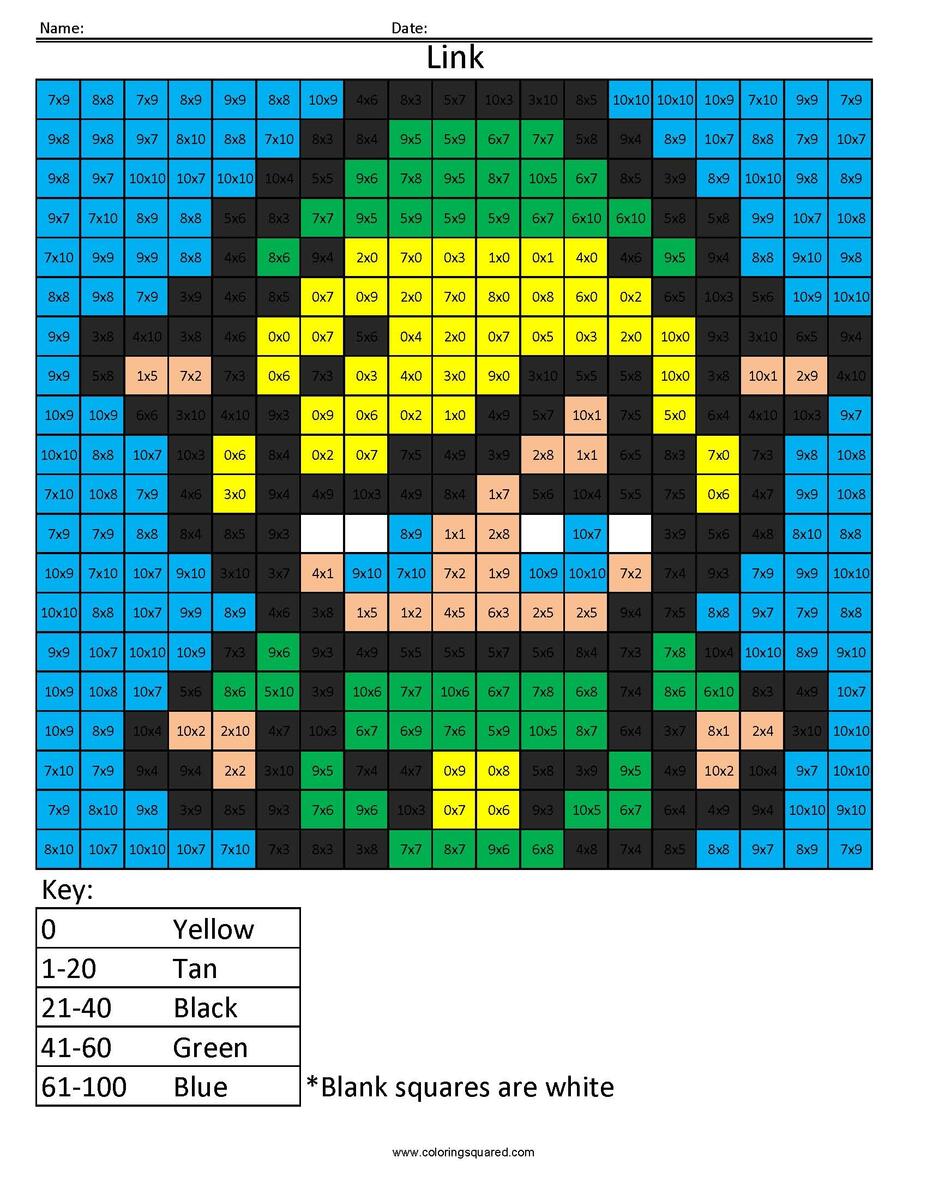Link Advanced Multiplication Coloring Squared
