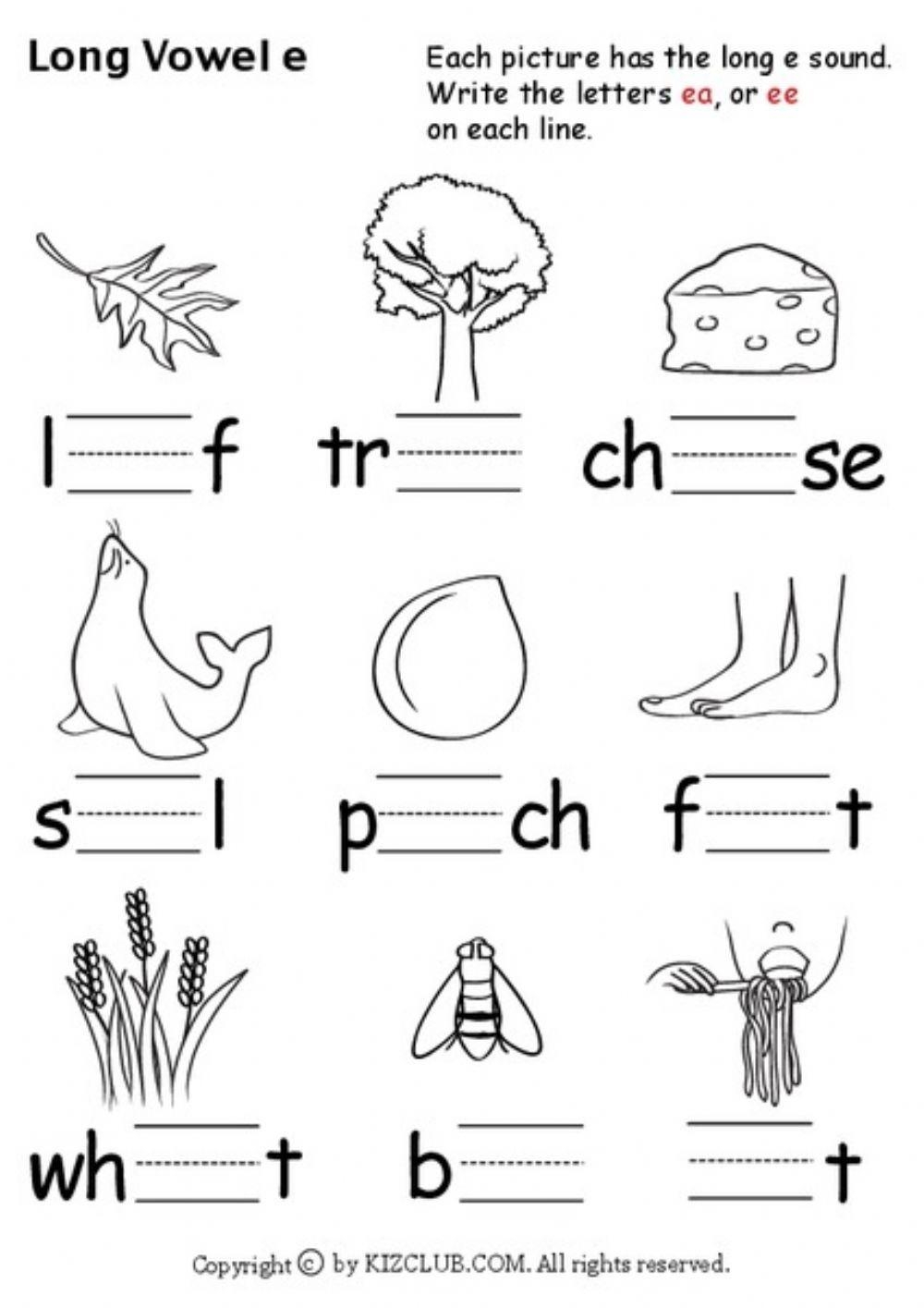 Long E Vowel Sound Worksheet Worksheets Library FREE Printable Bossy Silent E Worksheets