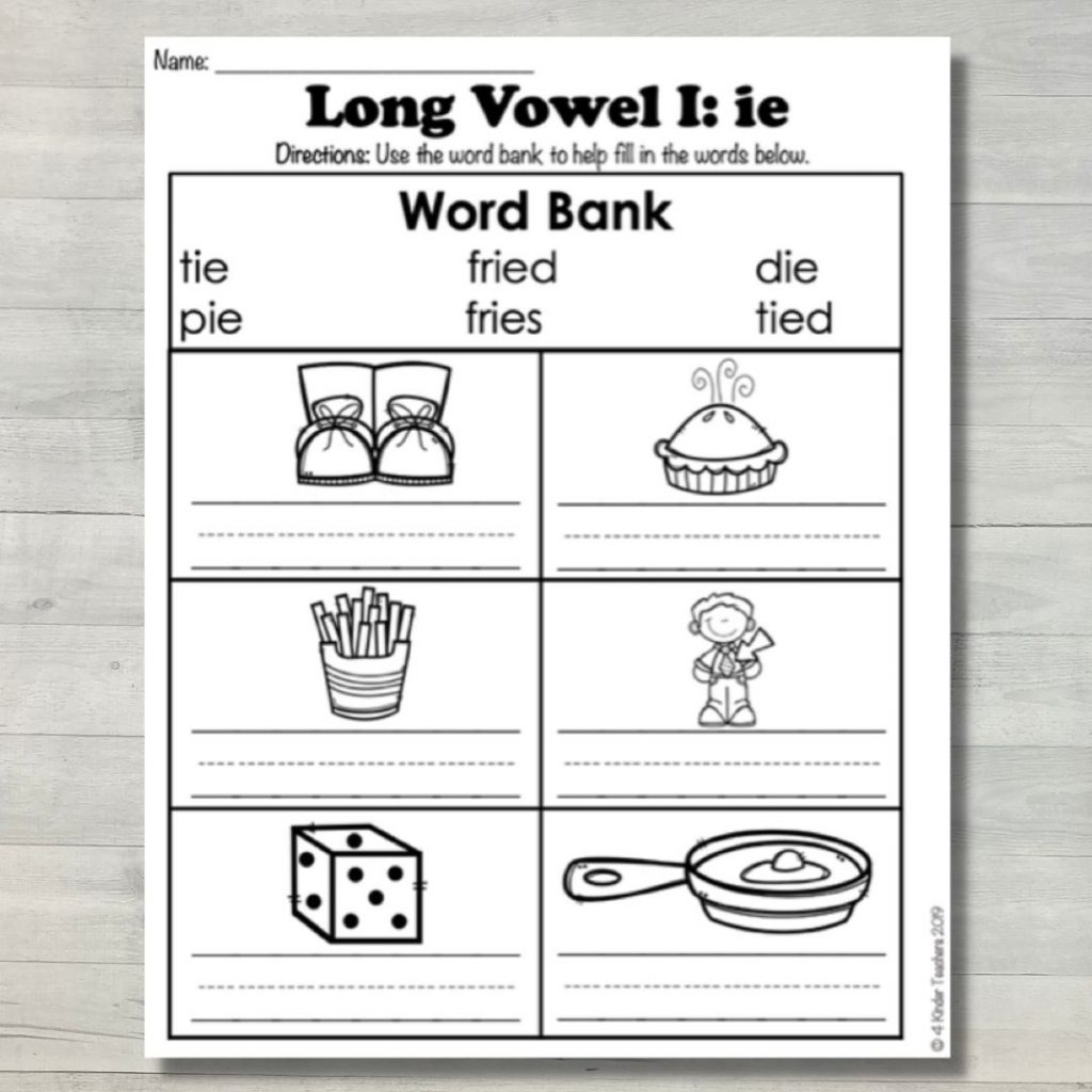 Long I Vowel Pattern FREE Printable Pack Worksheets Library Long I Vowel Pattern FREE Printable Pack Worksheets Library