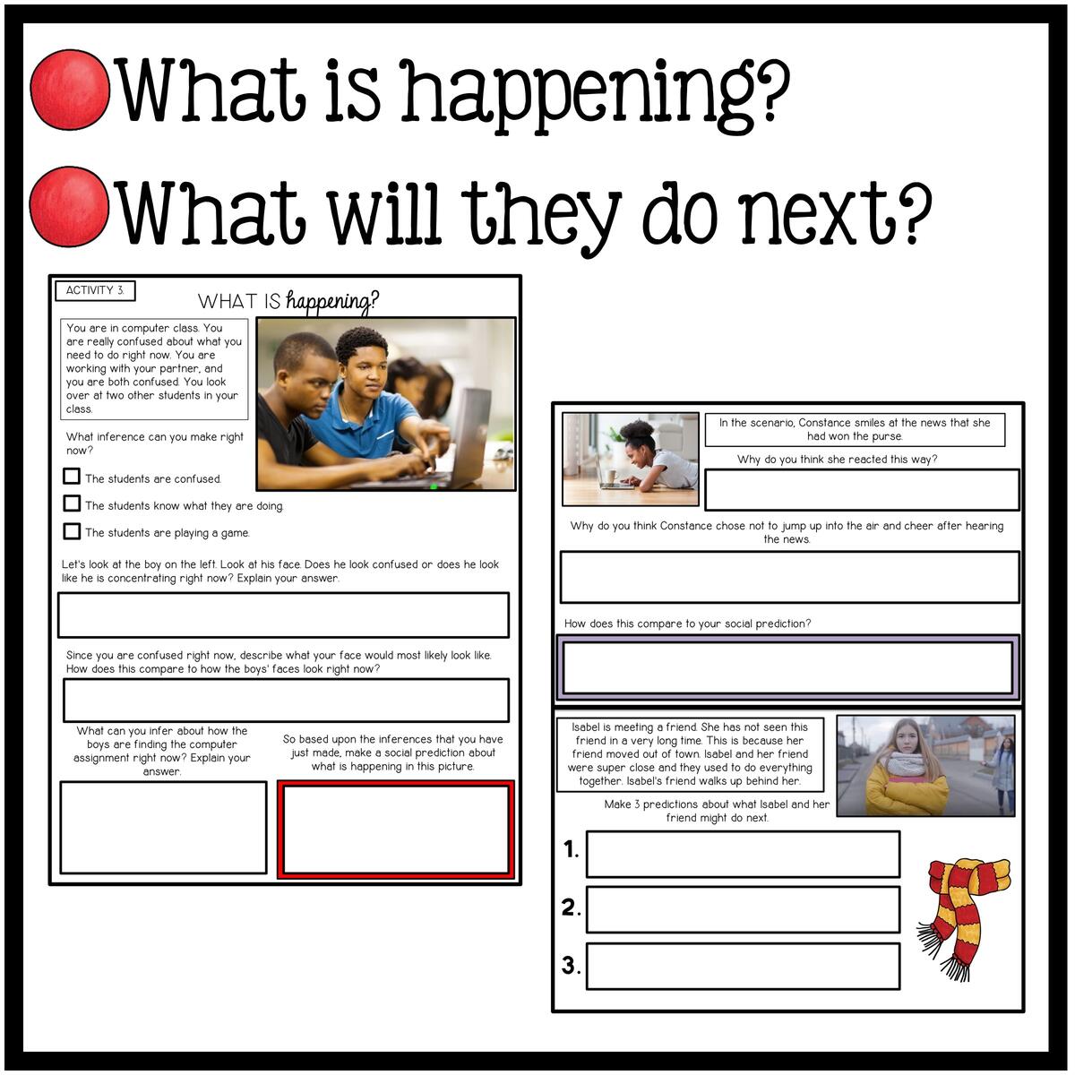 Making Inferences Worksheets And Activities