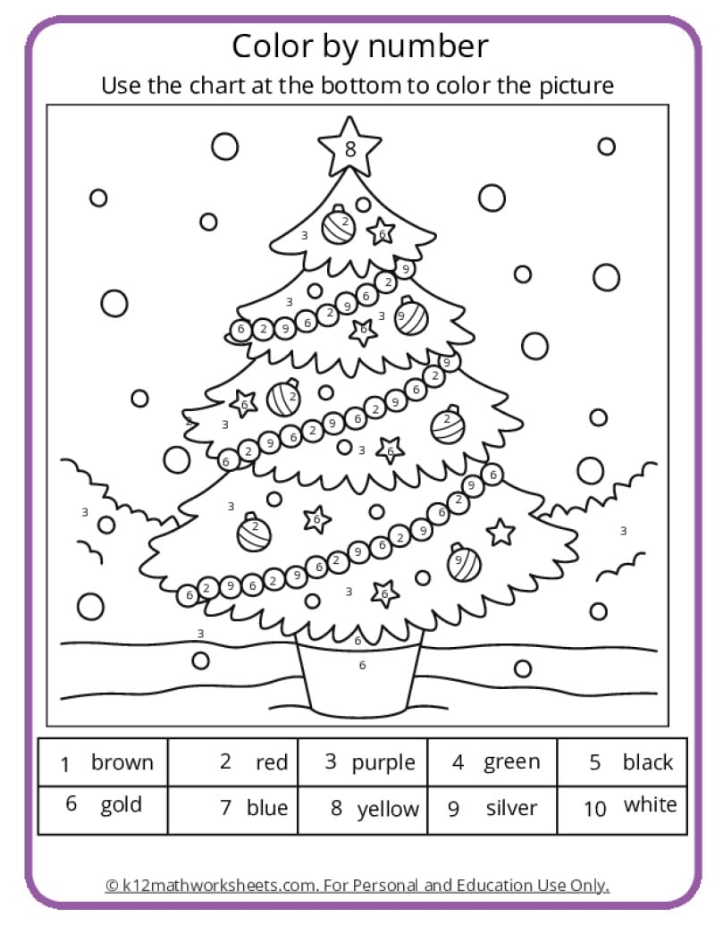 Addition Color By Number Worksheets Nature Inspired Learning