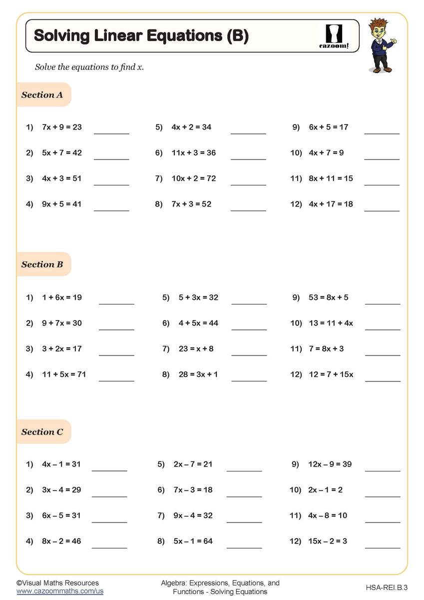 Math Worksheets With Answers Math Worksheets With Answers