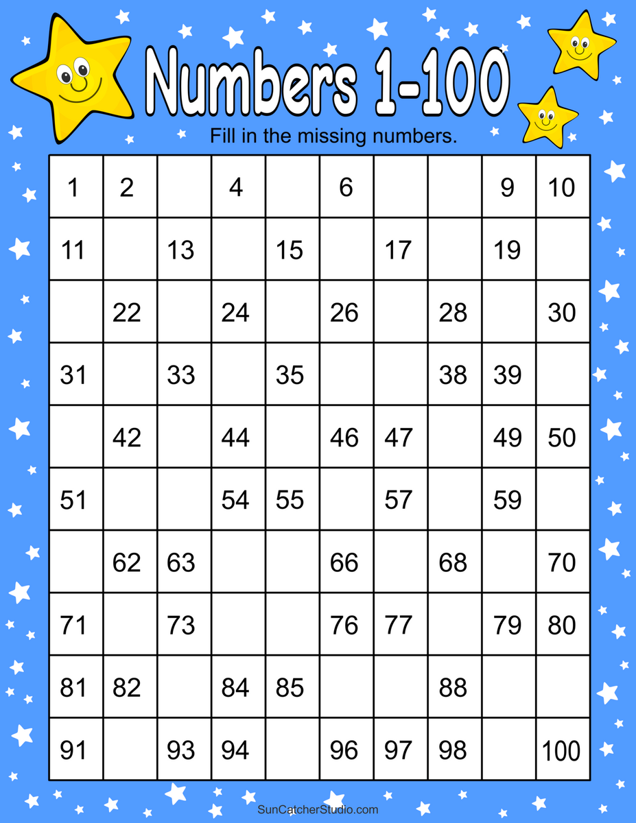 Missing Numbers Worksheets Fill In The Missing Numbers Free Printables Lettering SVG Files Tools Apps Place Value Worksheets Copy 123 Homeschool 4 Me
