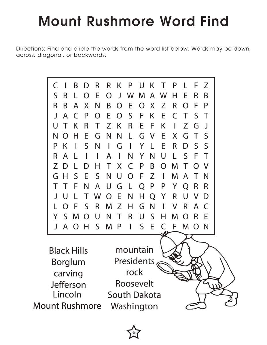Mount Rushmore Word Search Worksheet Free Printable Worksheets Mount Rushmore Word Search Worksheet Free Printable Worksheets
