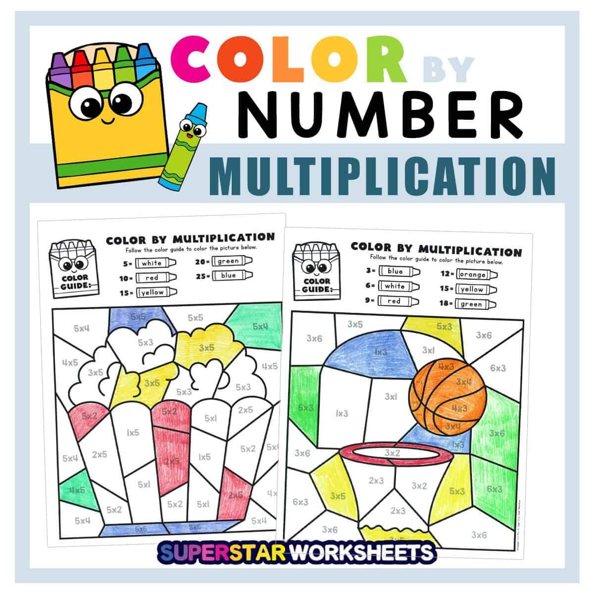 Fun Free Printable Multiplication Worksheets