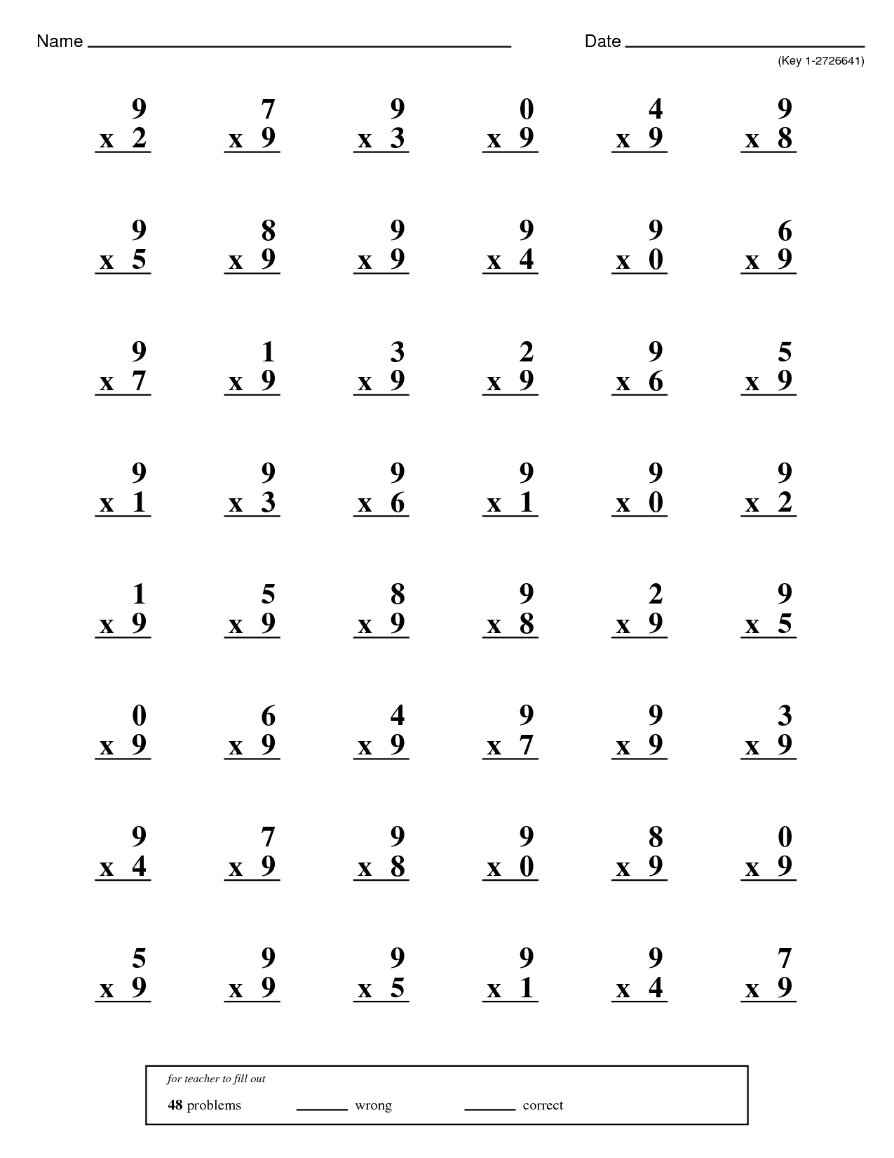 Multiplication Mad Minute The Cow S Den 18 1 Minute Timed Addition Worksheets Free PDF At Worksheeto