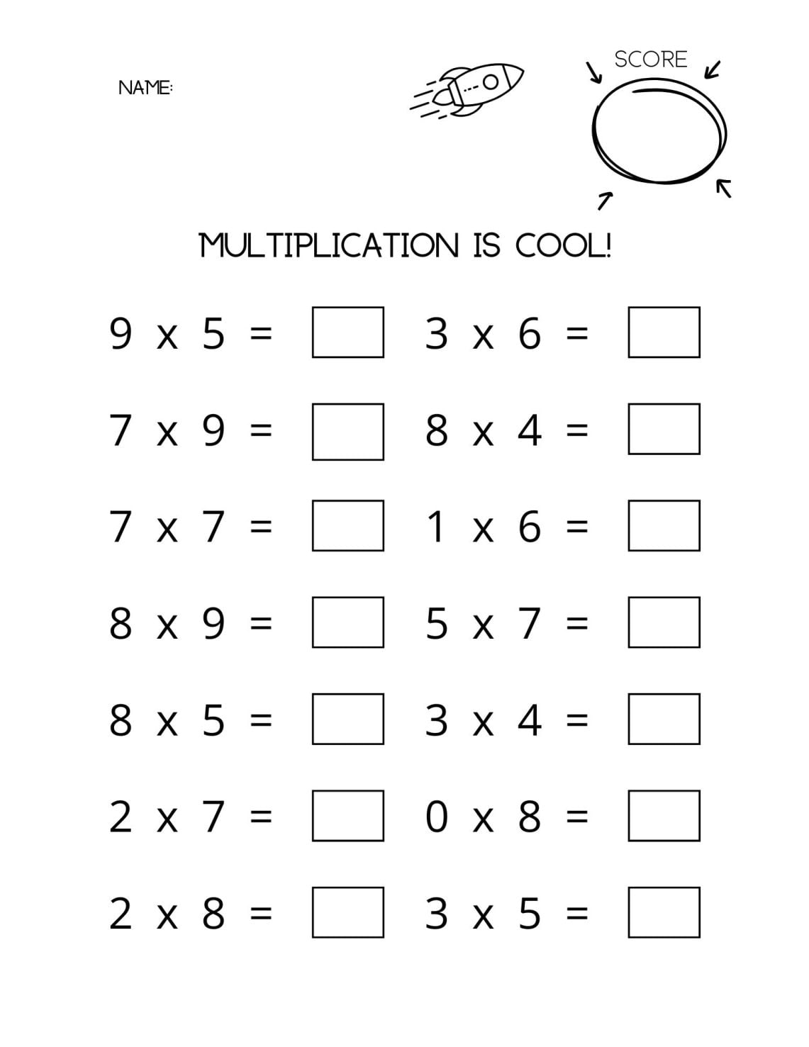 MULTIPLICATION WORKSHEETS PRINTABLES WonkyWonderful MULTIPLICATION WORKSHEETS PRINTABLES WonkyWonderful
