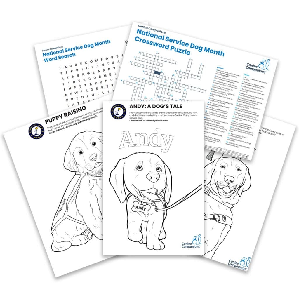 National Service Dog Month Canine Companions
