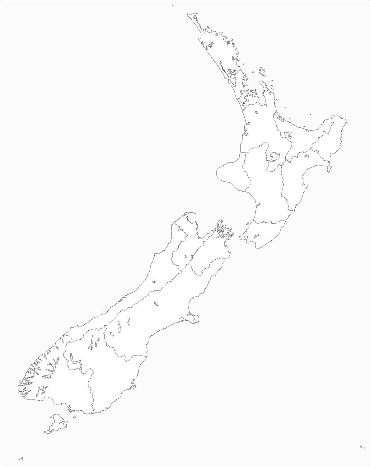 New Zealand Map Coloring Page Free Printable New Zealand Map Coloring Page Free Printable