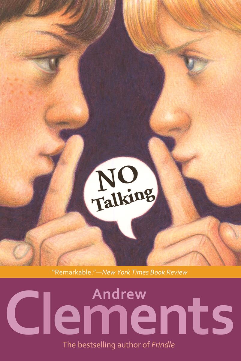 No Talking Book By Andrew Clements Mark Elliott Official Publisher Page Simon Schuster AU