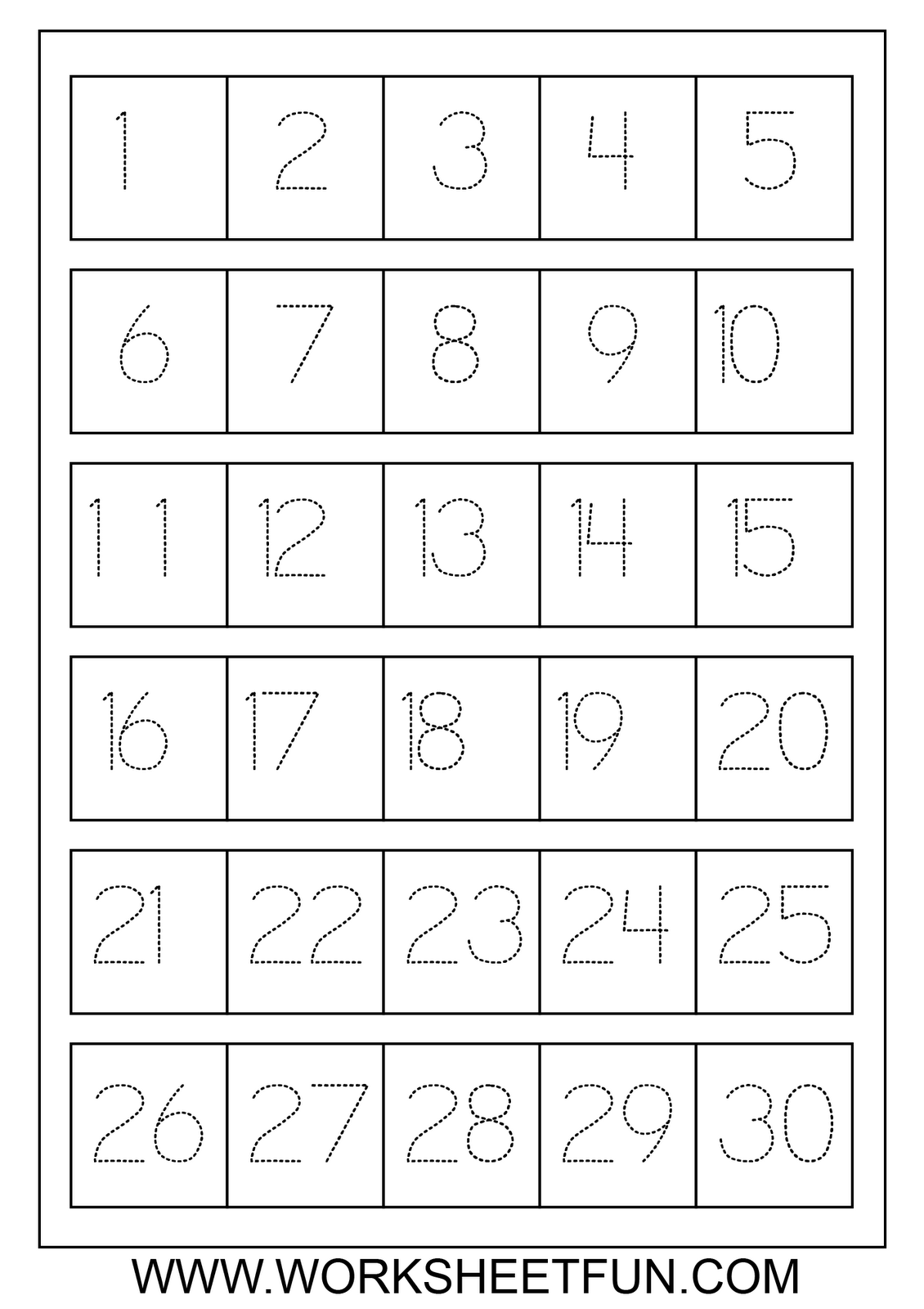 Number Chart 1 30 10 Free PDF Printables Printablee Free Number Tracing Worksheet 1 30 Download Free Number Tracing Worksheet 1 30 Png Images Free Worksheets On Clipart Library