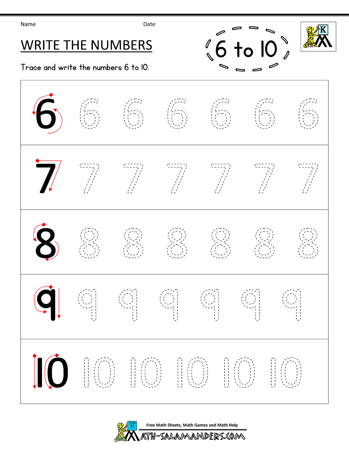 Number Practice Sheets For Kids Toddlers At Mspartnersco Practice She 81B