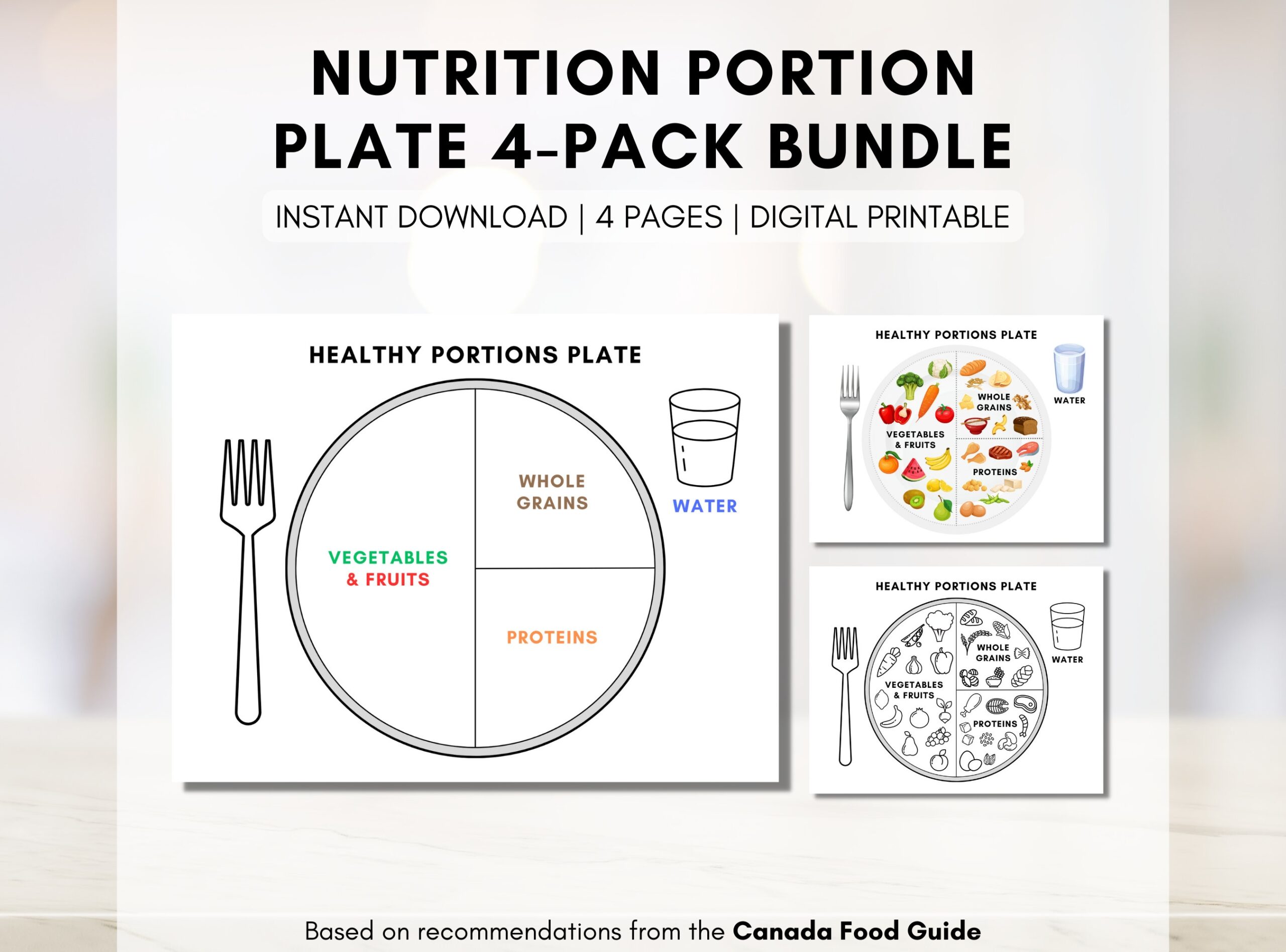 Nutrition Plate Pdf Etsy Nutrition Plate Pdf Etsy