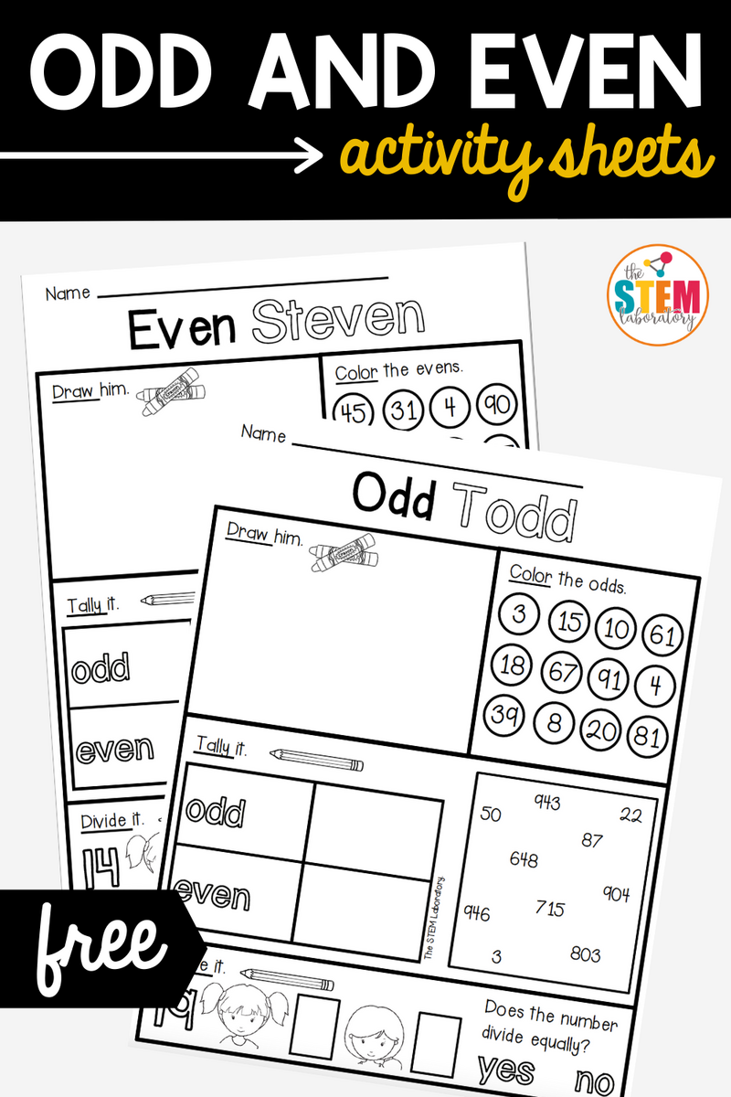 Odd And Even Numbers B PDF Printable Operations And Algebraic Thinking Worksheets Cazoom Math
