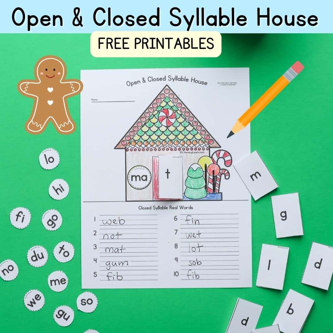 Free Open And Closed Syllables Worksheets Exercise 2 Your Home Worksheets Library