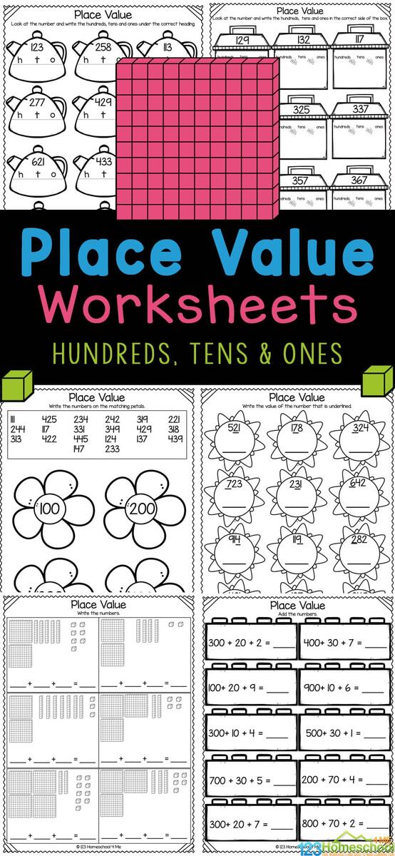 Place Value Worksheets Copy 123 Homeschool 4 Me Place Value Worksheets Copy 123 Homeschool 4 Me