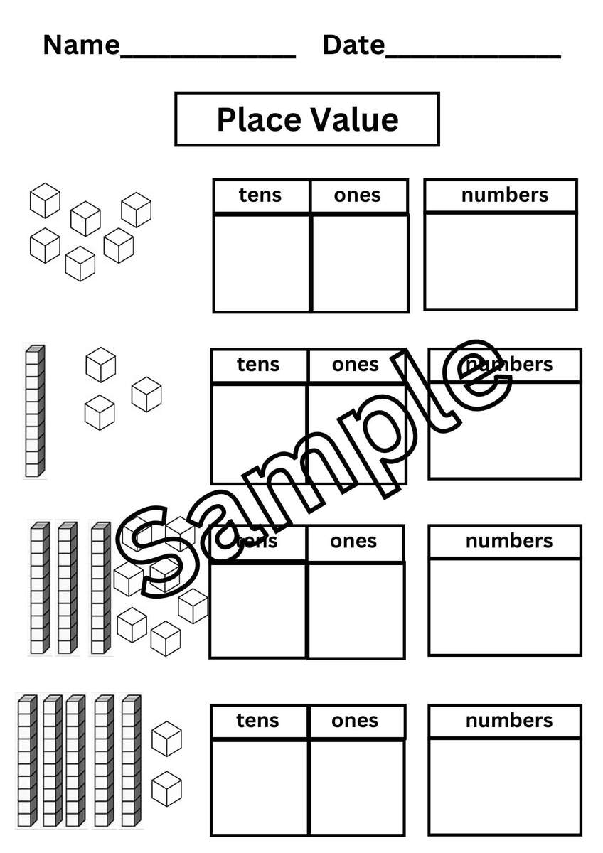 Place Value Worksheets Place Value Worksheets