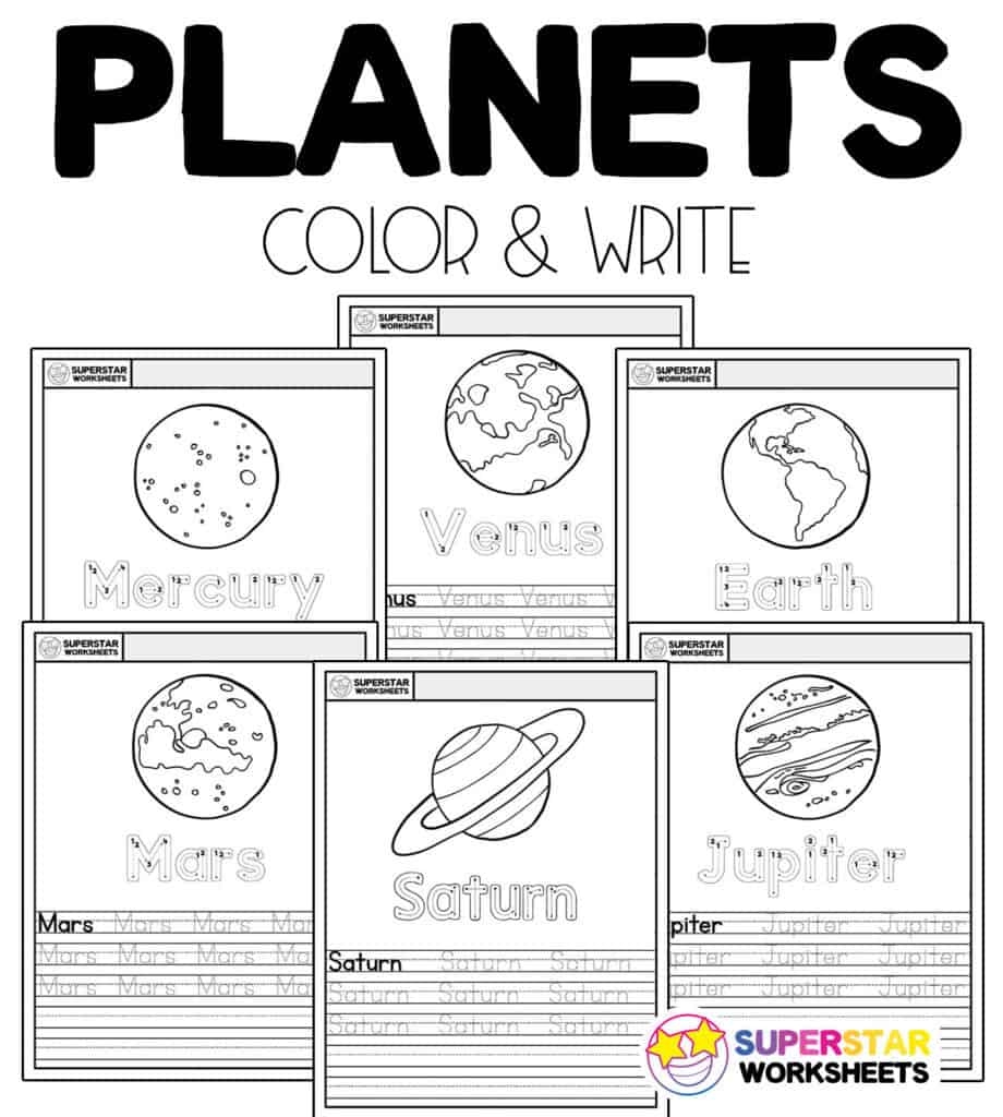 Free Solar System Worksheets For Kids Adanna Dill